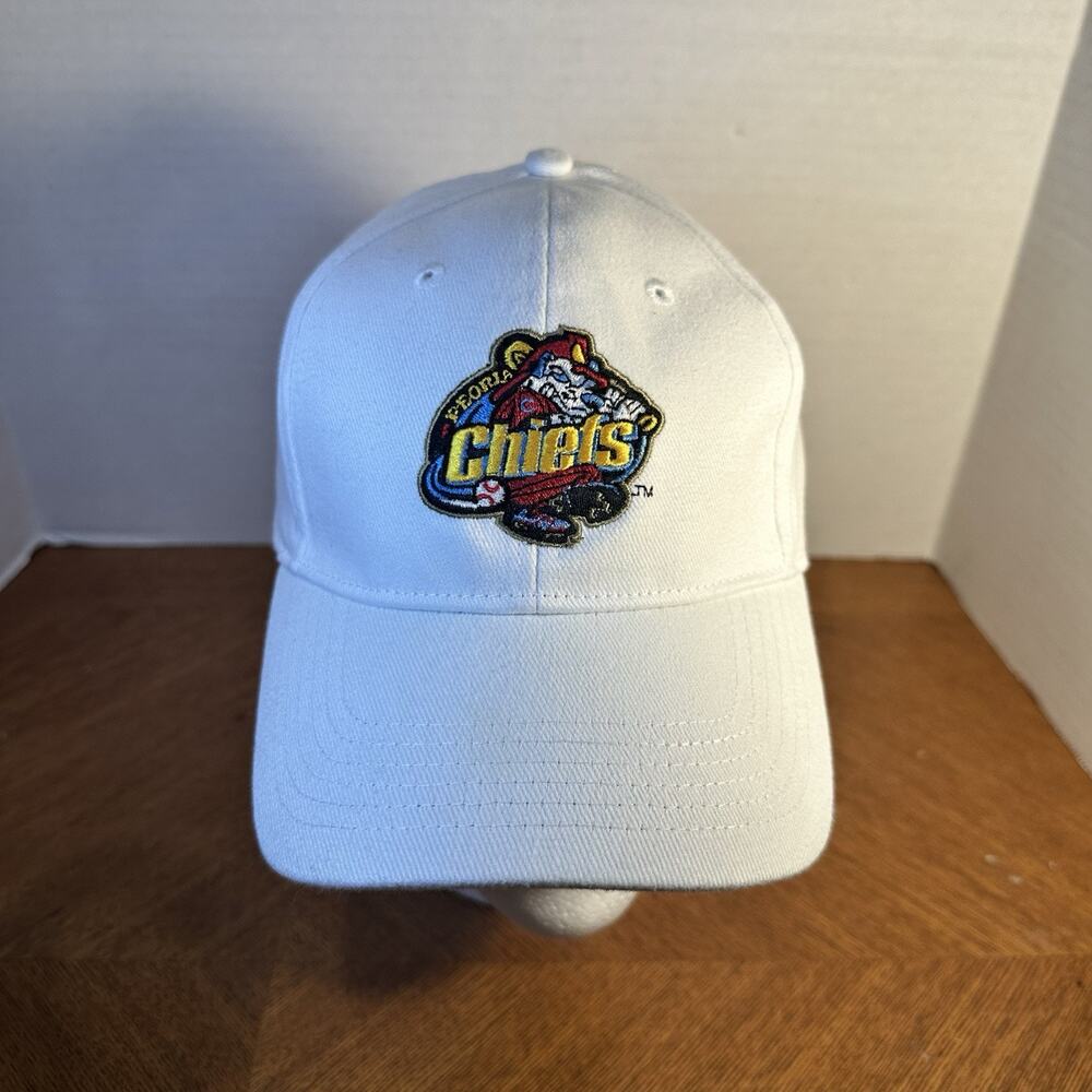 Vintage Peoria Chiefs MILB Budweiser Promo SGA Logo Adjustable Hat Cap New